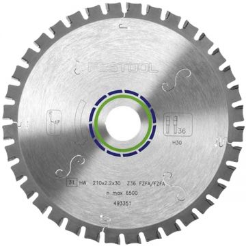 Festool  210x2.2x30 F36 - Panza fierastrau circular otel 210x30x2.2 mm 36 dinti