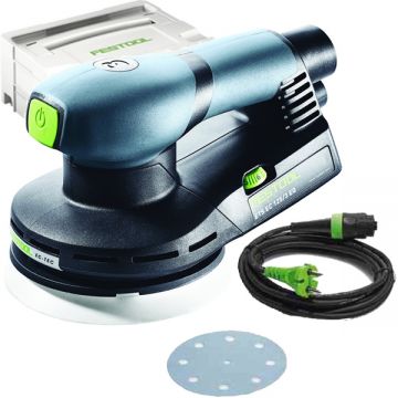 Festool  ETS EC 125/3 EQ-Plus - Slefuitor cu excentric 400 W 125 mm valiza speciala
