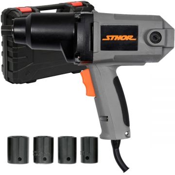 Sthor 57091 - Masina de insurubat cu impact 800 W 325 Nm - patrat 1/2 inch valiza plastic accesorii Sthor 57091 - Masina de insurubat cu impact 800 W 325 Nm - patrat 1/2 inch valiza plastic accesorii