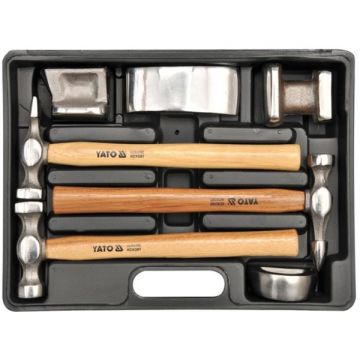 Yato  YT-4590 - Trusa scule de mana pentru tabla 7 bucati