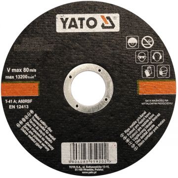 Yato  YT-5923 - Disc taiere metal 125x22x1.2 mm 1 buc