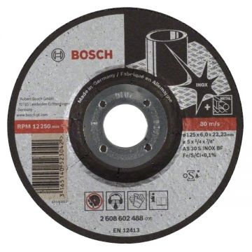 Bosch  Expert for Inox - Set discuri polizare inox 125x22.2x6  mm 10 bucati