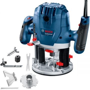 Bosch  GOF 130 - Masina de frezat 1300 W 6 8 mm accesorii