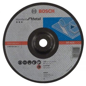 Bosch  Standard for Metal - Set discuri polizare metal 230x22.2x6 mm 10 bucati