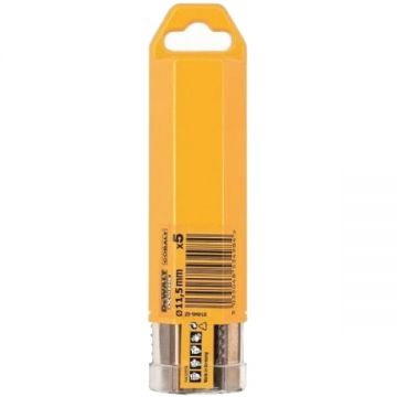 DeWalt  DT4946 - Set burghie metal HSS-CO 11.5  mm tija cilindrica 5  bucati