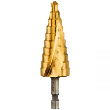 DeWalt  DT5030 - Burghiu in trepte 14-25  mm 7 trepte -