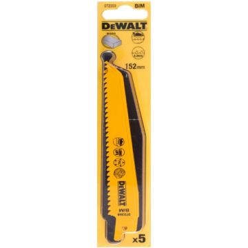 DeWalt  S611VF - Set panze fierastrau sabie bimetal 152 mm 6 dinti/inch dantura standard 5 bucati
