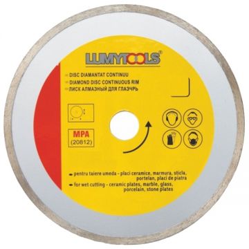 LumyTools  LT08735 - Disc diamantat de taiere continuu 230x22x2.5 mm taiere umeda