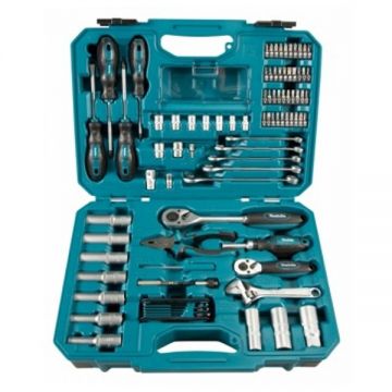 Makita  E-08458 - Trusa scule de mana mixta 87 bucati