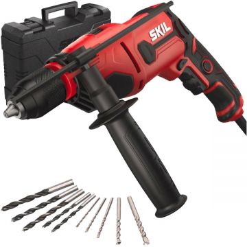 Skil  6725 GA - Masina de gaurit cu percutie 710 W mandrina rapida 13 mm valiza plastic accesorii
