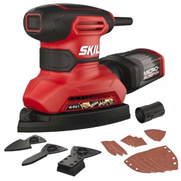 Skil  7261 AA - Slefuitor delta 160 W 151x102 mm accesorii