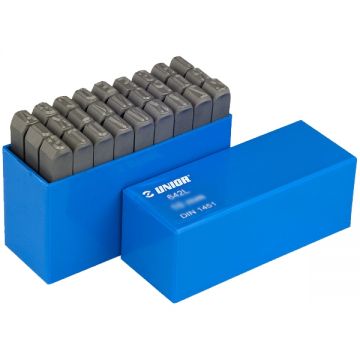 Unior  642LPB - Set poansoane litere mari 6  mm 27 bucati