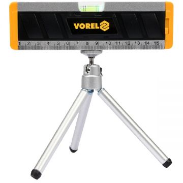 Vorel  17560 - Nivela laser cu linii 10 m 1 mm/m 1 linii laser fascicul rosu trepied