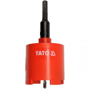 Yato  YT-6045 - Carota beton cu coroana diamantata 68x85 mm gaurire uscata hexagon 12 mm