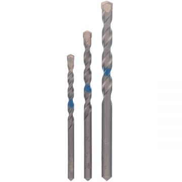 Bosch  2609255416 - Set burghie de zidarie 5-8  mm tija cilindrica 3 bucati