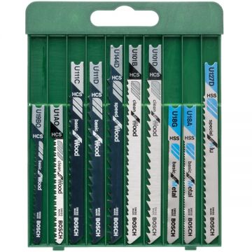 Bosch  2609256775 - Set panze fierastrau pendular tija universala (U) - mm multimaterial taiere mixta 10 bucati
