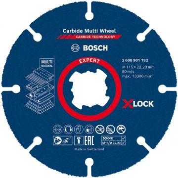 Bosch  EXPERT Carbide Multi Wheel - Disc taiere lemn 115x22.2x1 mm 1 buc