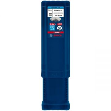 Bosch  EXPERT SDS plus-7X - Set burghie SDS-Plus 10  mm 30 bucati beton armat