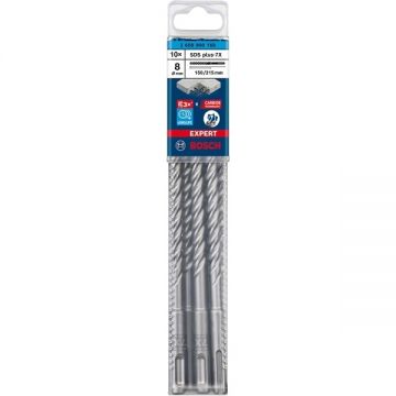 Bosch  EXPERT SDS plus-7X - Set burghie SDS-Plus 8  mm 10 bucati beton armat
