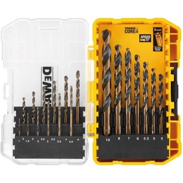 DeWalt  DT70728 - Set 19 burghie metal HSS-G 1-10  mm tija hexagonala