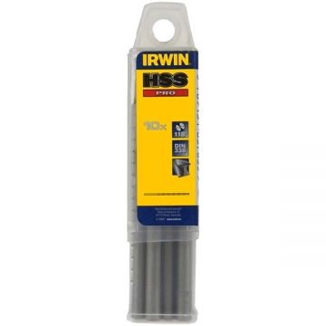 Irwin  10502256 - Set burghie metal HSS 2.5  mm tija cilindrica 10  bucati