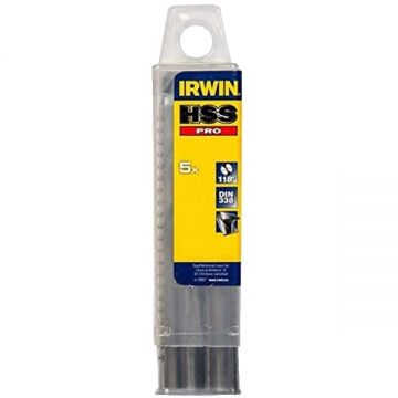 Irwin  10502346 - Set burghie metal HSS 11.5  mm tija cilindrica 5  bucati