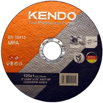 Kendo  63012143 - Disc taiere metal 125x22.2x1 mm