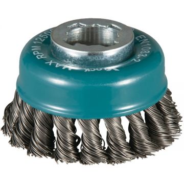 Makita  D-73380 - Perie oala 80x0.5 mm fir rasucit metal