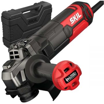 Skil  9149 GA - Polizor unghiular cu fir 1010 W 115 mm protectie suprasarcina turatie reglabila maner antivibratii pornire lina valiza plastic