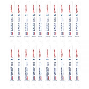 Wilpu  3014/150 PC - Set panze fierastrau sabie bimetal 150 mm 18 dinti/inch dantura standard 20 bucati