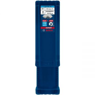 Bosch  EXPERT SDS plus-7X - Set burghie SDS-Plus 8  mm 30 bucati beton armat