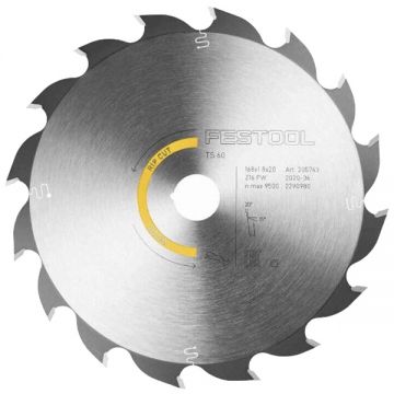 Festool  WOOD RIP CUT - Panza fierastrau circular lemn 168x20x1.8 mm 16 dinti