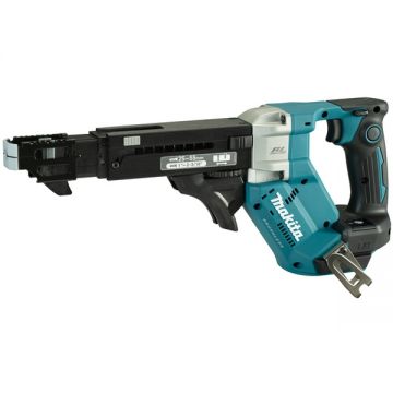 Makita  DFR551Z - Masina de insurubat cu banda continua fara acumulatori sau incarcator Li-Ion 18 V - Ah 25-55 mm