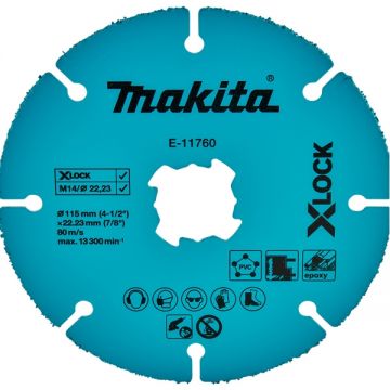 Makita  E-11760 - Disc taiere inox 115x22.2x2 mm 1 buc