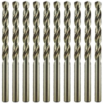 Makita  P-62387-10 - Set burghie metal HSS-G 8  mm tija cilindrica 10  bucati