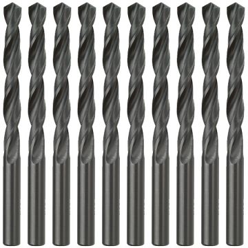 Metabo  627775000 - Set burghie metal HSS-R 8.5  mm tija cilindrica 10  bucati