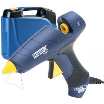 Rapid  CG270 - Pistol de lipit cu bagheta siliconica 25 W 12 mm 5.8 g/min valiza plastic