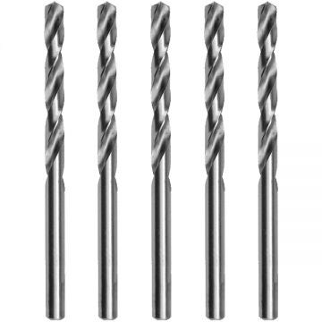 Sthor  21950 - Set burghie metal HSS 7  mm tija cilindrica 5  bucati