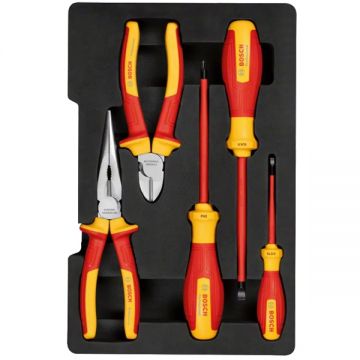 Bosch  1600A02NG2 - Trusa scule de mana mixta 5 bucati izolatie 1000 V