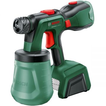 Bosch  AdvancedSpray 18V-500 - Pistol de vopsit fara acumulatori si incarcator Li-Ion 18 V - Ah 1.2 l
