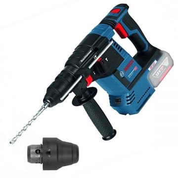 Bosch  GBH 18V-26 F - Rotopercutor SDS-Plus fara acumulatori si incarcator Li-Ion 18 V - Ah 2.6 J mandrina interschimbabila