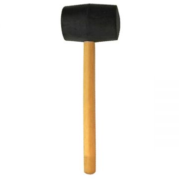 Gadget  241167 - Ciocan din cauciuc 0.9  kg -  mm coada lemn