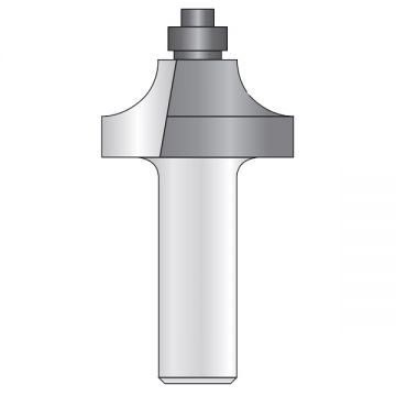 HiKOKI  754095 - Freza de rotunjit  12.7x19.1x55 mm tija 8 mm lemn