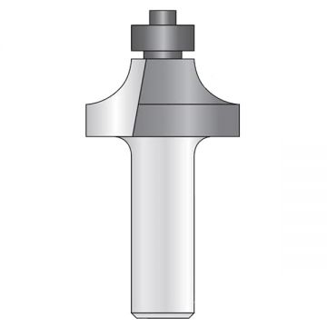 HiKOKI  754102 - Freza de rotunjit  3.2x9.5x49 mm tija 8 mm lemn