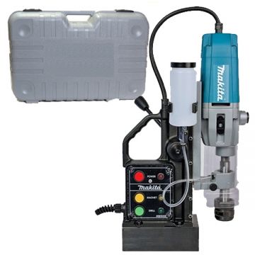 Makita  HB500 - Masina de gaurit cu talpa magnetica 1150 W 50 mm - Nm 9300 N Weldon 19 mm valiza plastic