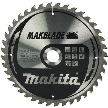 Makita  MAKBLADE - Panza fierastrau circular lemn 260x30x2.3 mm 40 dinti