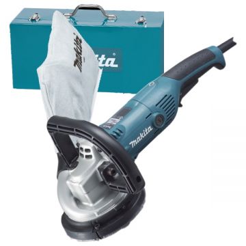 Makita  PC5000C - Slefuitor pentru beton 1400 W 125 mm turatie constanta pornire lina valiza speciala