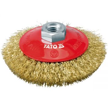 Yato  YT-4761 - Perie disc 100x- mm fir ondulat -