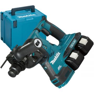 Makita  DHR280PT2J - Rotopercutor SDS-Plus cu 2 acumulatori Li-Ion 18 V 5 Ah 2.8 J valiza speciala