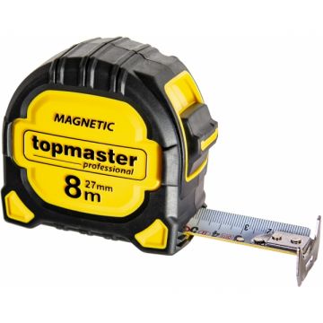 Topmaster  260200 - Ruleta banda din metal 8 m capat magnetic